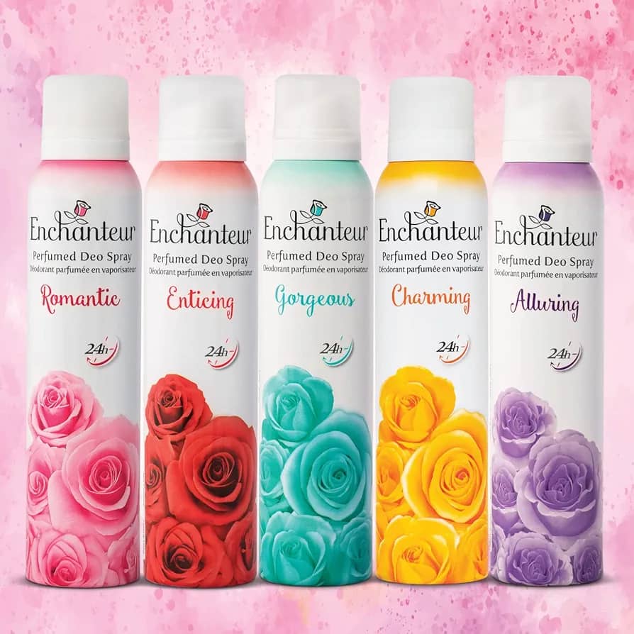 مزيل العرق المعطر من علامة إنشانتير (Enchanteur)