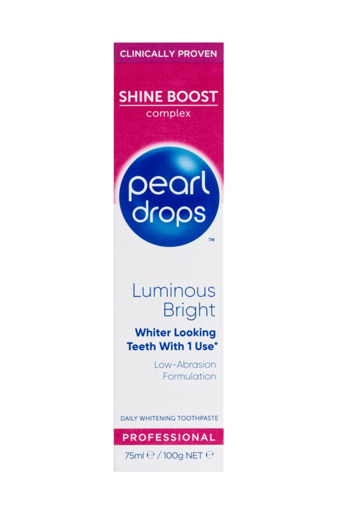 معجون أسنان يومي للتبييض بيرل دروبس لومينوس برايت (Pearl Drops Luminous Bright) بحجم 75 مل